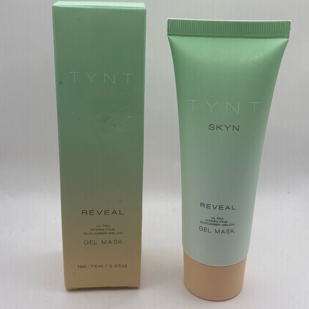 TYNT SKYN Reveal Ultra Hydrating cucumber melon gel mask face skincare 2.55oz